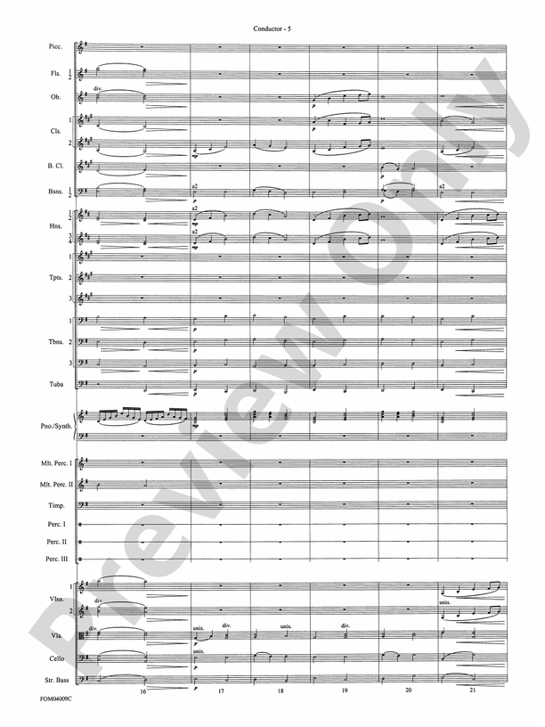 The Polar Express, Concert Suite from – Full Orchestra Conductor Score & Parts (Digital Download)