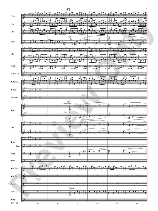 Sparkle - Concert Band Conductor Score & Parts (Digital Download)