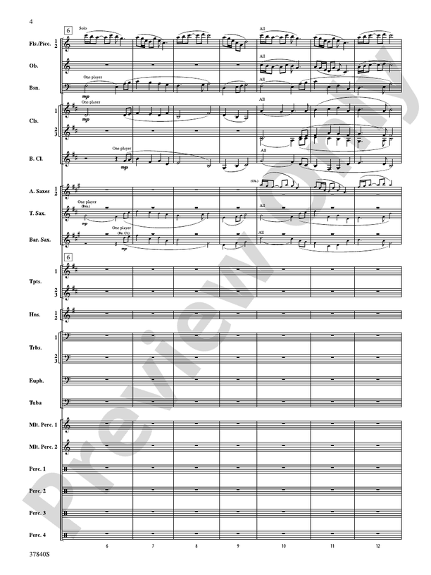 African Dreams - Concert Band Conductor Score & Parts (Digital Download)