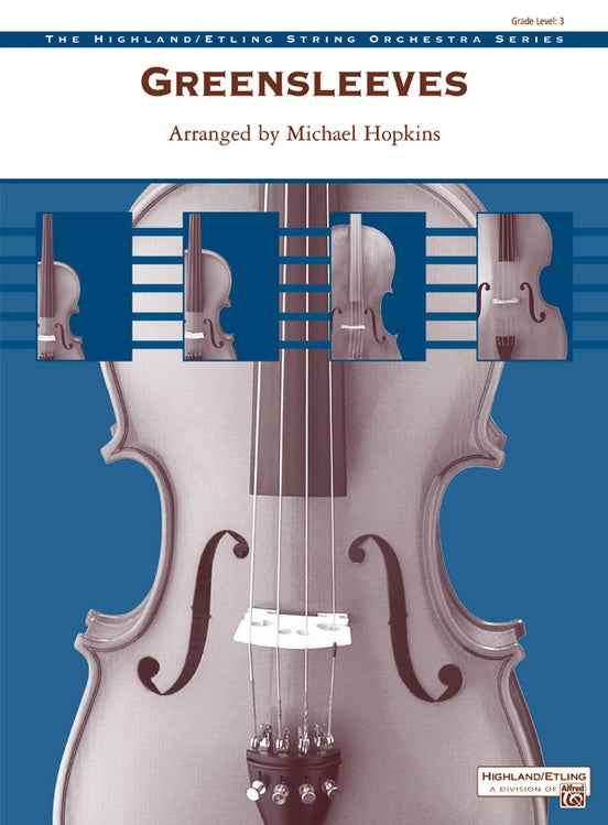 Greensleeves – String Orchestra Conductor Score & Parts (Digital Download)