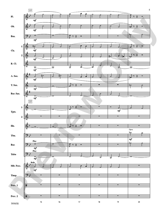 Academic Festival Overture (Grade 2) - Concert Band Conductor Score & Parts (Digital Download)