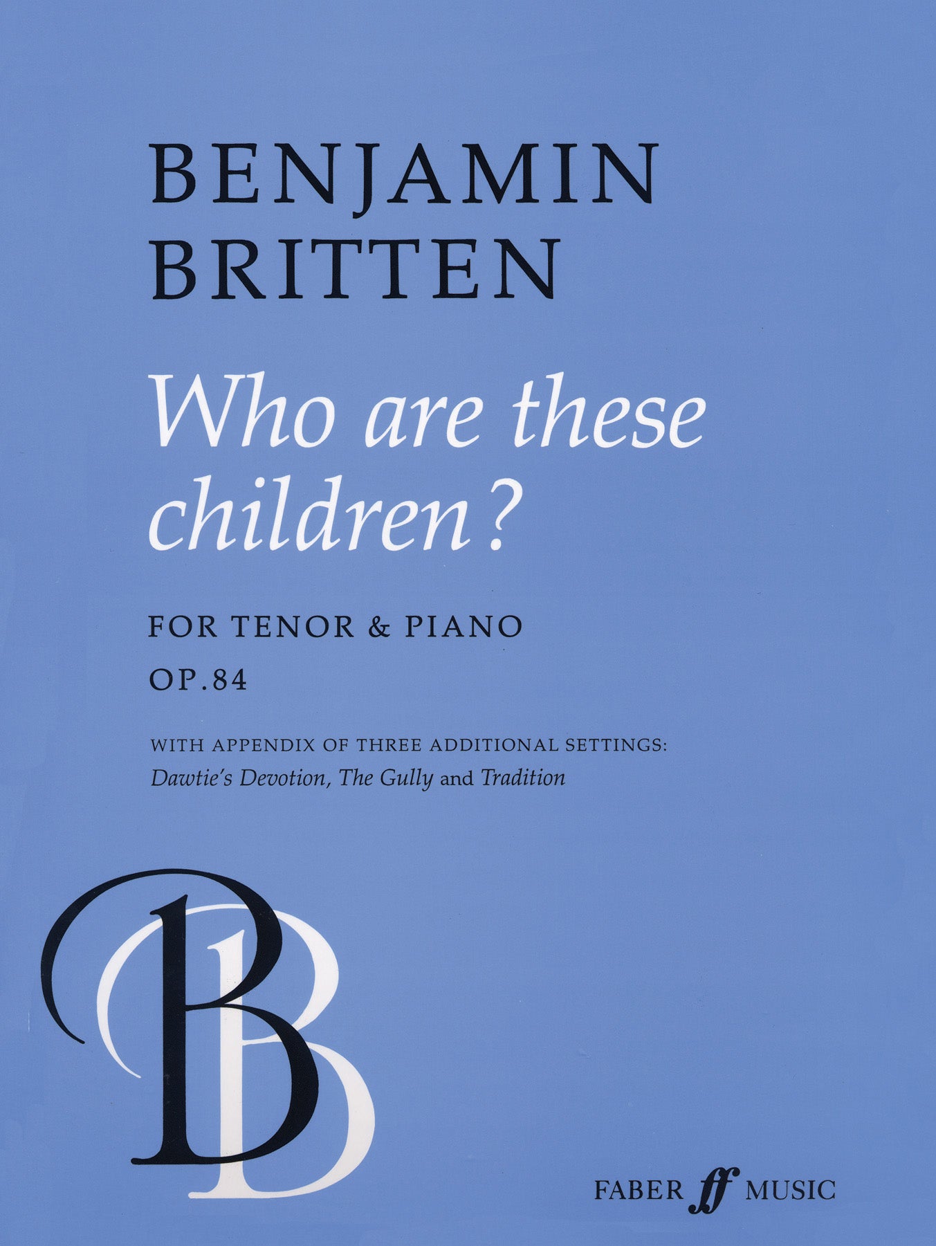 Who are these children? - Tenor Voice/Piano (Digital Download)