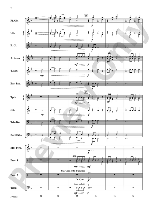 Rise - Concert Band Conductor Score & Parts (Digital Download)