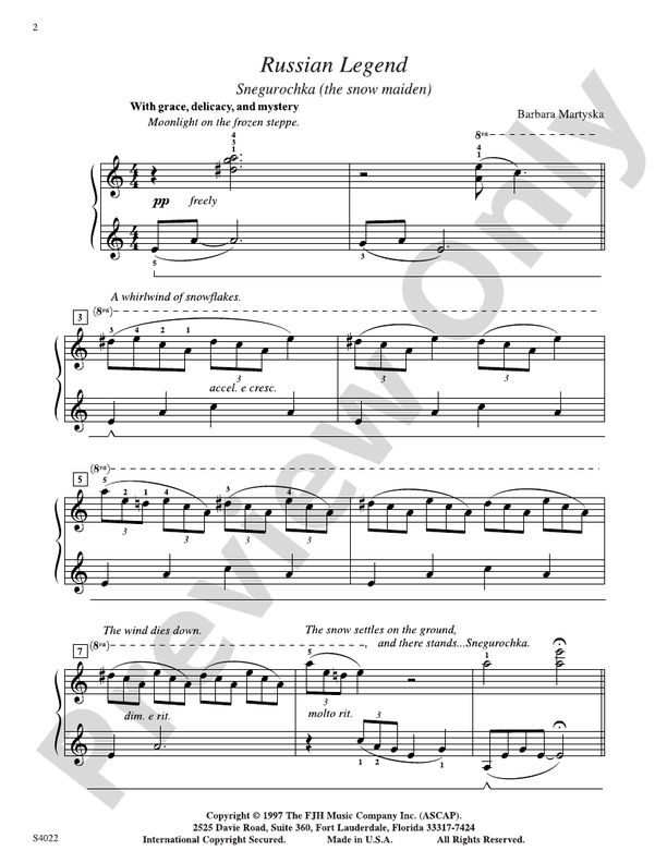 Russian Legend - Piano (Digital Download)