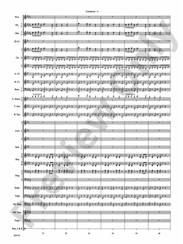 A Christmas Festival (Grade 4) - Concert Band Conductor Score & Parts (Digital Download)