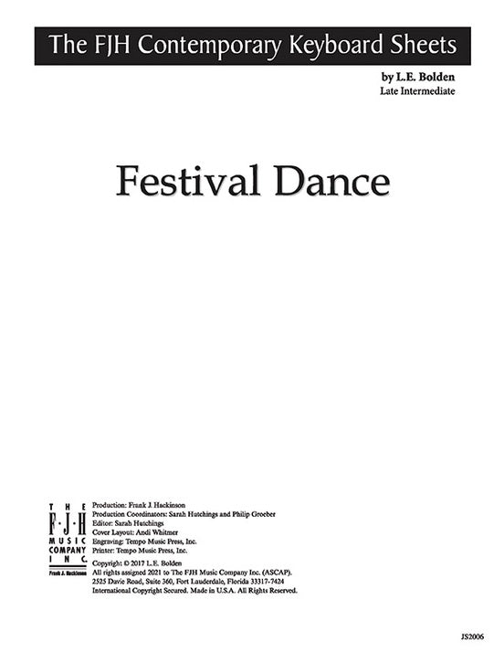 Festival Dance - Piano (Digital Download)