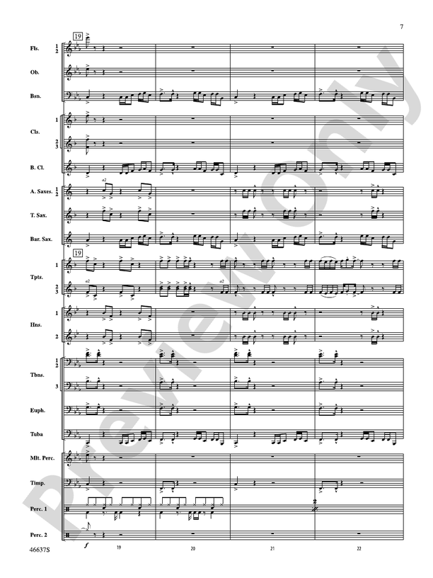 Bruno Mars on Tour - Concert Band Conductor Score & Parts (Digital Download)