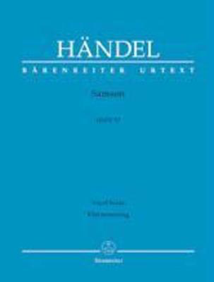 Samson HWV 57 - Vocal Score - George Frideric Handel - Classical Vocal Barenreiter Vocal Score