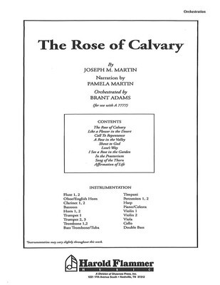 The Rose of Calvary - Orchestration - Joseph M. Martin - Shawnee Press Score/Parts