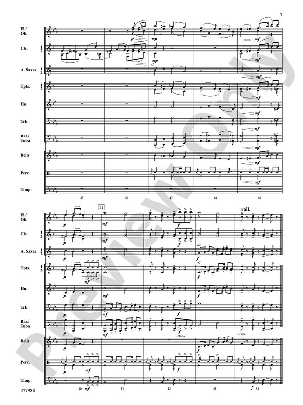 Romance, Op. 40 - Concert Band Conductor Score & Parts (Digital Download)