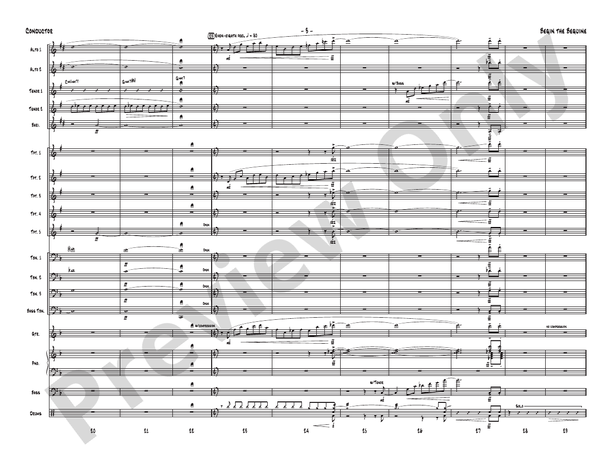 Begin the Beguine (Arr. Mike Crotty) - Jazz Ensemble Conductor Score & Parts(Digital Download)