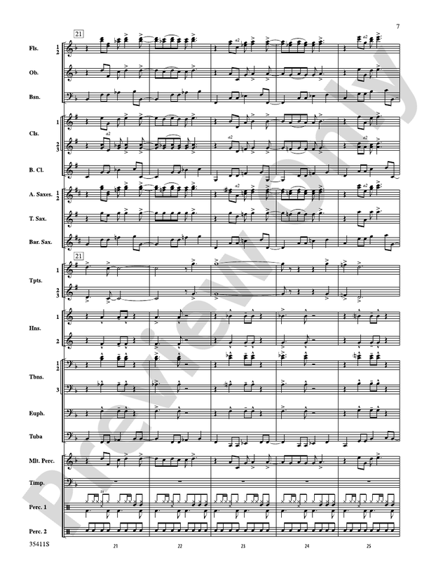 A Man and His Soul - Concert Band Conductor Score & Parts (Digital Download)