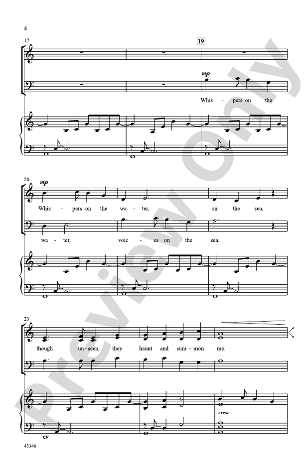 In the Dark of Midnight – SAB Choral Octavo (Digital Download)