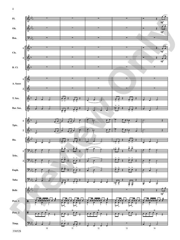 Monticello Mosaic - Concert Band Conductor Score & Parts (Digital Download)