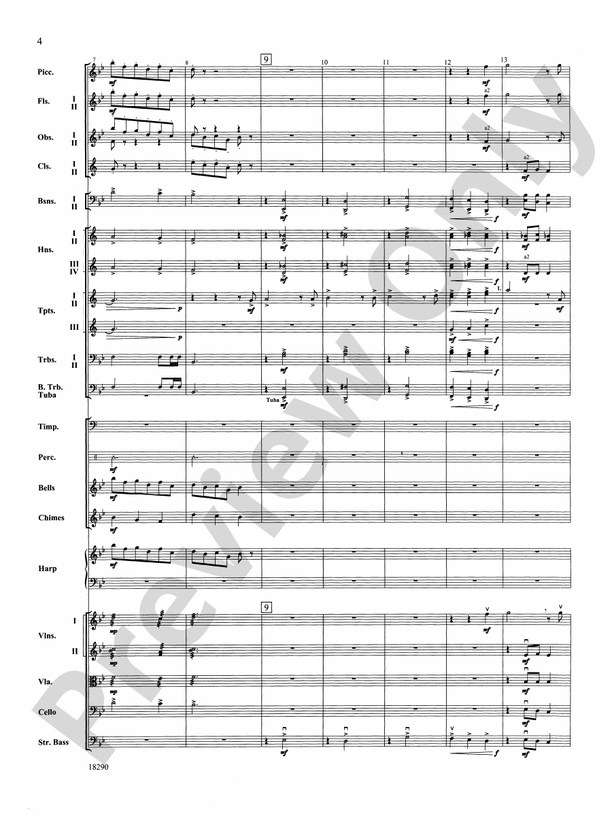 Glorious Sounds of Christmas – Full Orchestra Conductor Score & Parts (Digital Download)