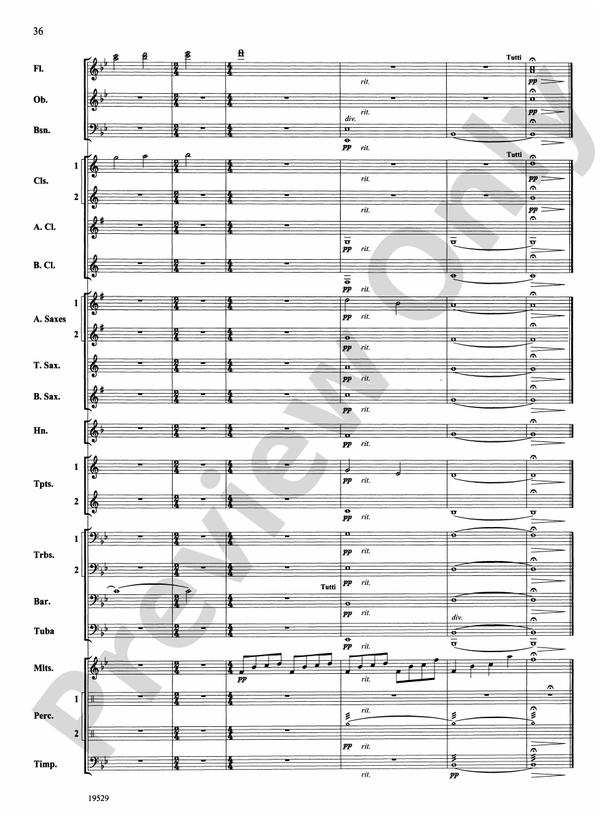 The Road Unknown - Concert Band Conductor Score & Parts (Digital Download)