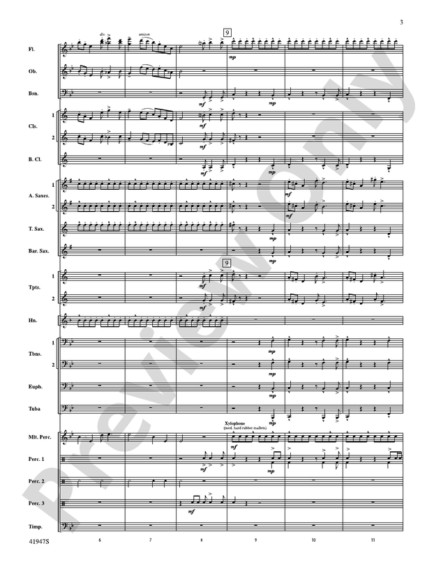 Escape! - Concert Band Conductor Score & Parts (Digital Download)