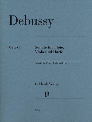 Sonata for Flute, Viola and Harp - Claude Debussy - Flute|Harp|Viola G. Henle Verlag Trio Score/Parts