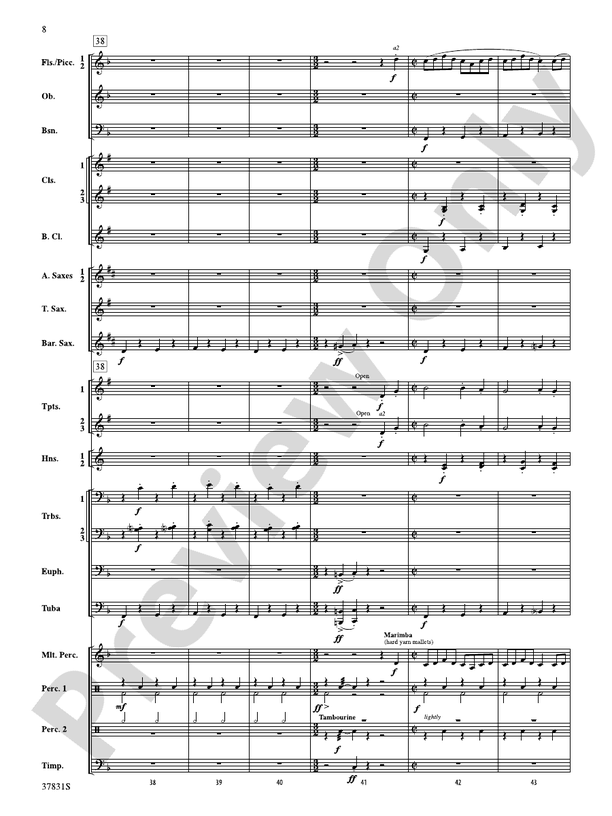 Saddle Up! - Concert Band Conductor Score & Parts (Digital Download)