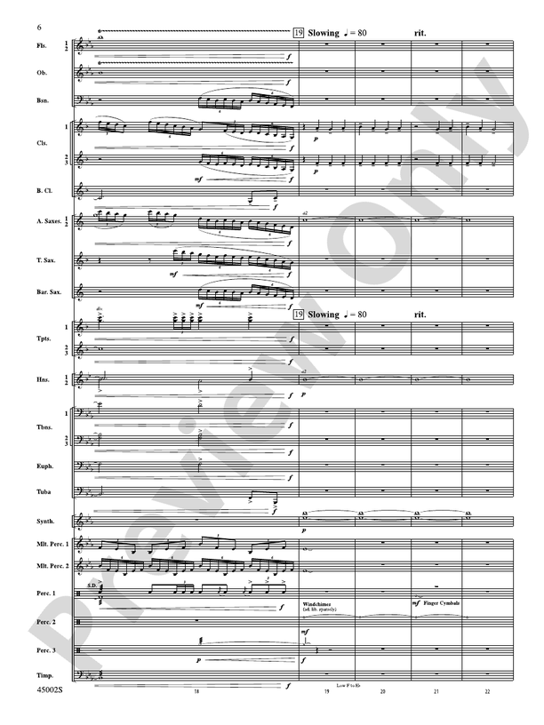 Winds of Change - Concert Band Conductor Score & Parts (Digital Download)