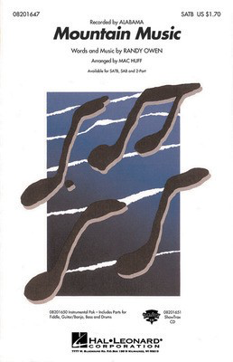 Mountain Music - Randy Owen - Mac Huff Hal Leonard ShowTrax CD CD
