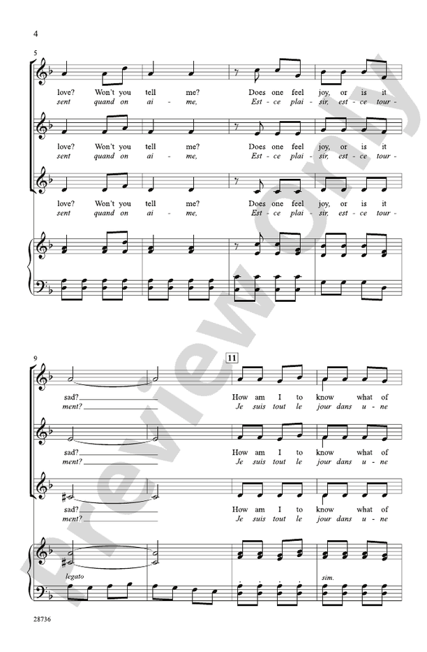 Bergerettes 2 – SSA Choral Octavo (Digital Download)