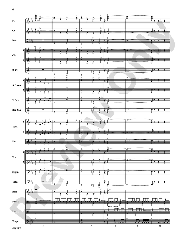 Melody Park - Concert Band Conductor Score & Parts (Digital Download)