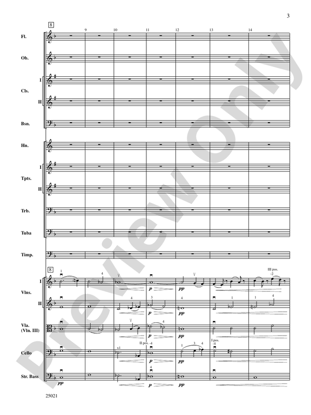 Prelude – Full Orchestra Conductor Score & Parts (Digital Download)