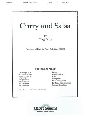 Curry and Salsa - Craig Curry - Bass Guitar|Drums|Trombone|Trumpet|Vibraphone Shawnee Press Instrumental Parts