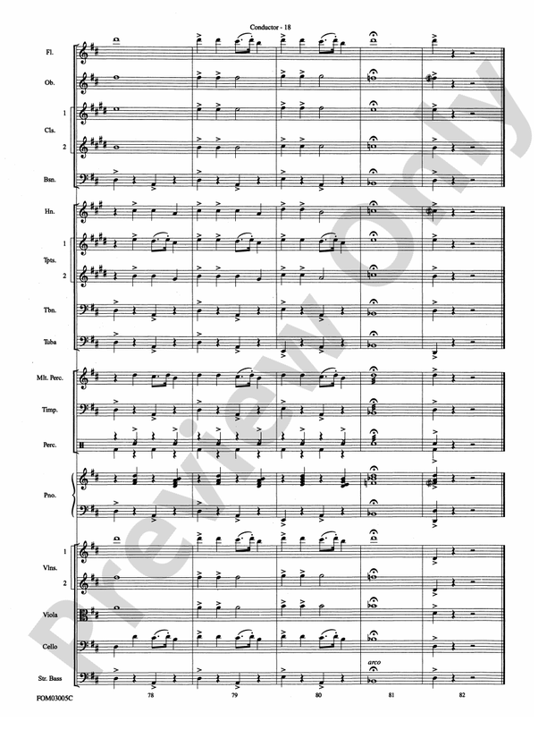 New York, New York, Theme from - Full Orchestra Conductor Score & Parts (Digital Download)