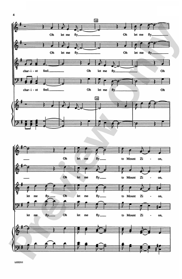 Let Me Fly – SATB Choral Octavo (Digital Download)