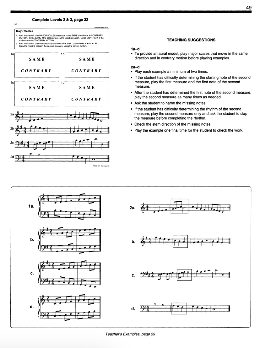 ABPL Ear Training Teacher's Handbook Complete 1-3