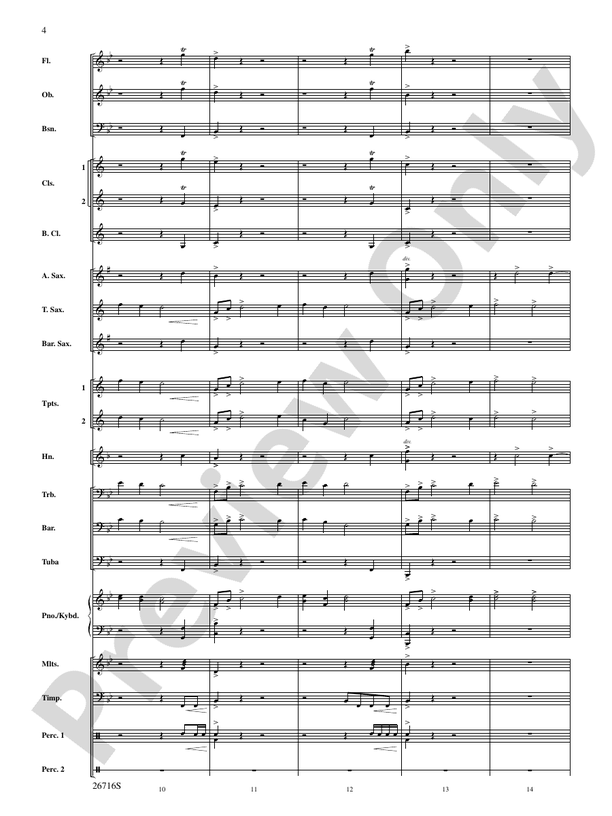 Proclamation and Procession - Concert Band Conductor Score & Parts (Digital Download)