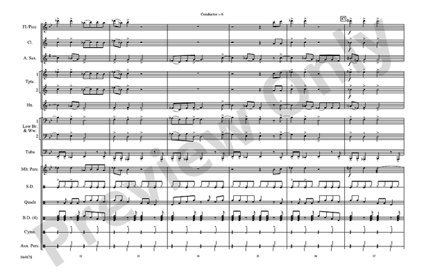 Simply Irresistible – Marching Band Conductor Score & Parts (Digital Download)