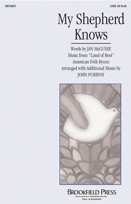 My Shepherd Knows - SATB John Purifoy Brookfield Press Choral Score Octavo