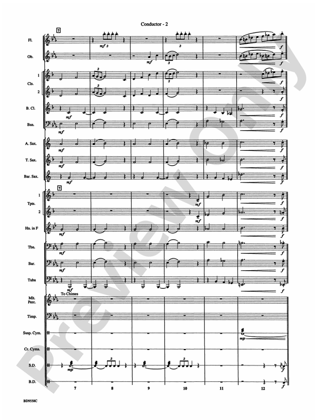 Challenge the Future - Concert Band Conductor Score & Parts (Digital Download)