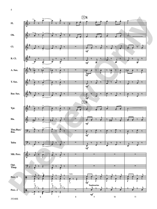 Andalucia (Victor Lopez) - Concert Band Conductor Score & Parts (Digital Download)