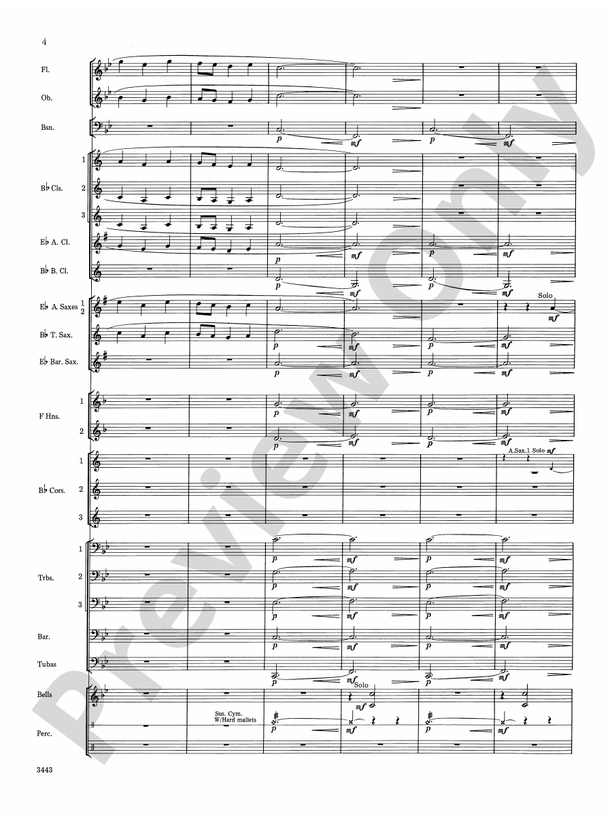 Newfoundland Folk Song - Concert Band Conductor Score & Parts (Digital Download)