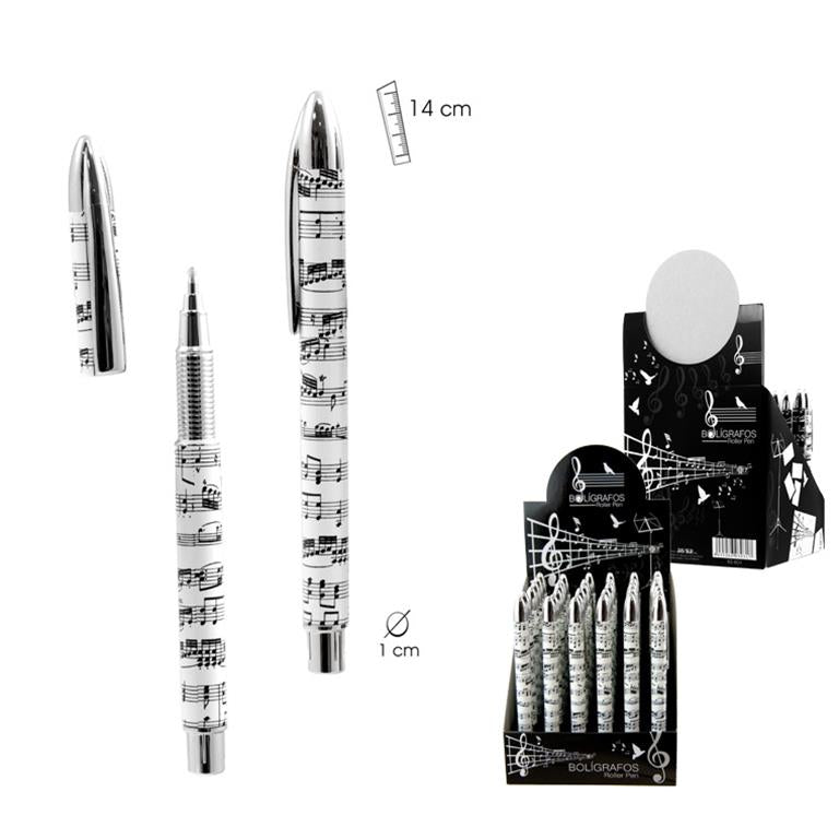 Deluxe White Pen w/ Music Score