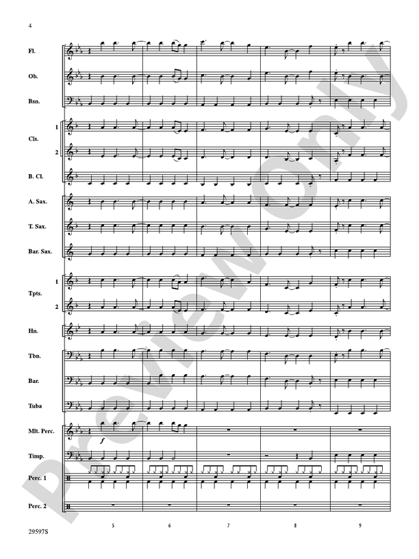 The Heart of It All - Concert Band Conductor Score & Parts (Digital Download)