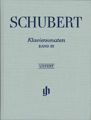 Sonatas Bk 3 Bound Urtext - Franz Schubert - Piano G. Henle Verlag Piano Solo Hardcover