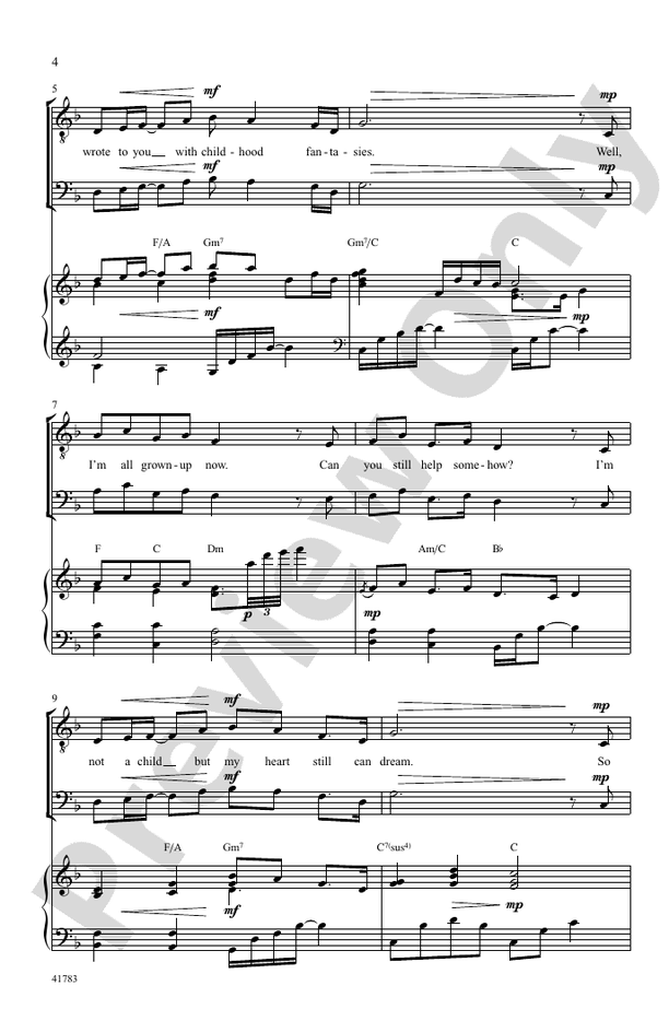 Grown-Up Christmas List – TTBB Choral Octavo (Digital Download)
