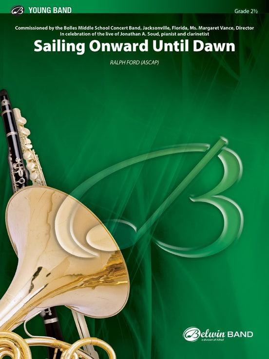 Sailing Onward Until Dawn - Concert Band Conductor Score & Parts (Digital Download)