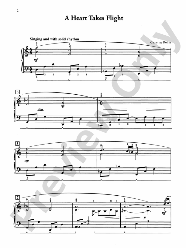 A Heart Takes Flight - Piano (Digital Download)