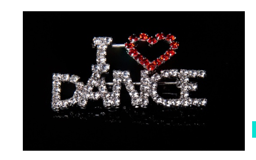 Sparkly Dance Brooch