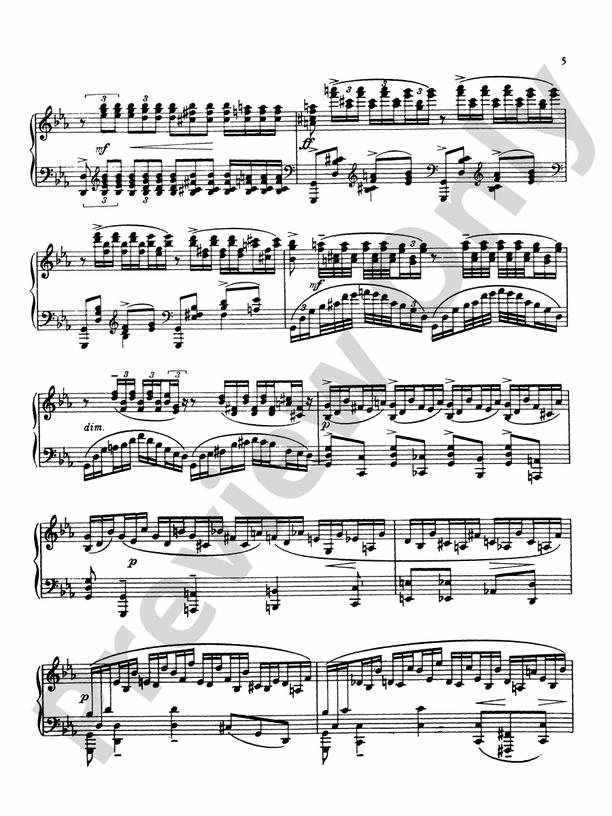 Rachmaninoff - Etudes Tableaux, Op. 39 - Piano Solo (Digital Download)