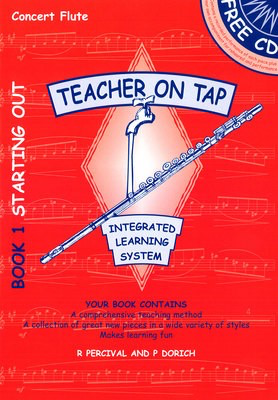 Teacher On Tap Concert Flute Book 1 - Starting Out - Flute Peter Dorich|Richard Percival Teacher On Tap /CD
