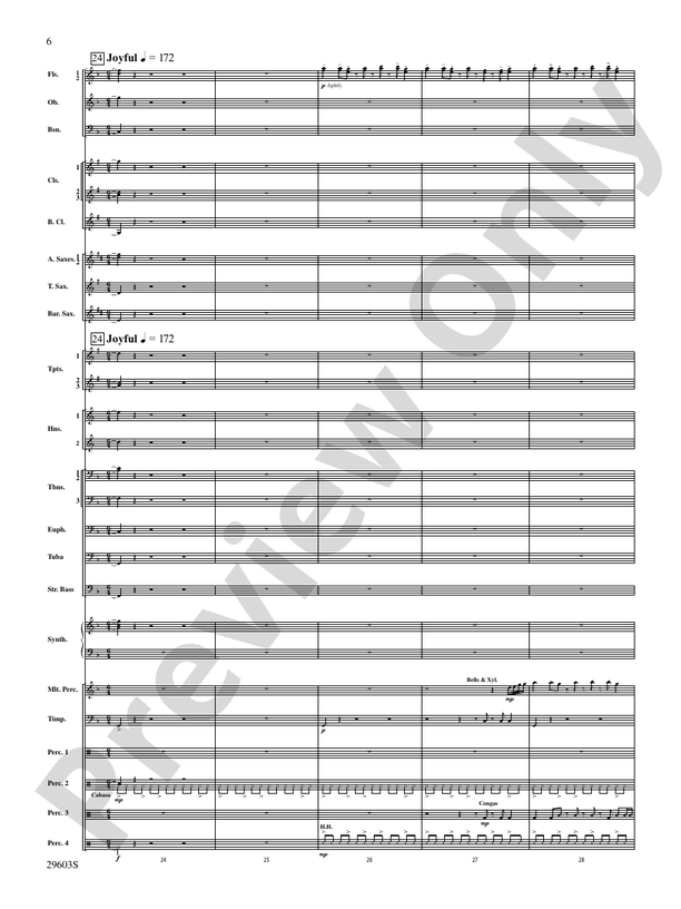 Dillon's Flight - Concert Band Conductor Score & Parts (Digital Download)