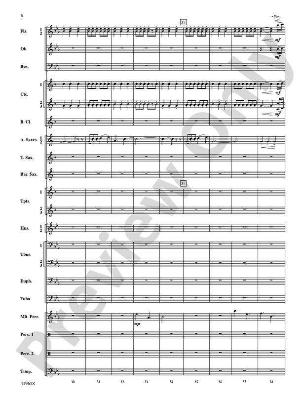 Aquatica - Concert Band Conductor Score & Parts (Digital Download)