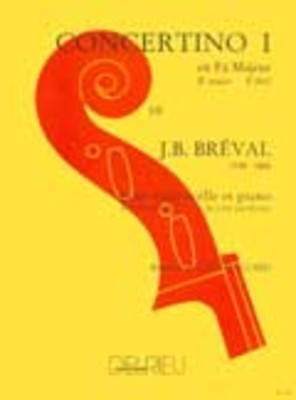 Breval - Concertino #1 in Fmaj - Cello Delrieu DF426